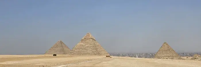 The pyramids of Giza, Egypt