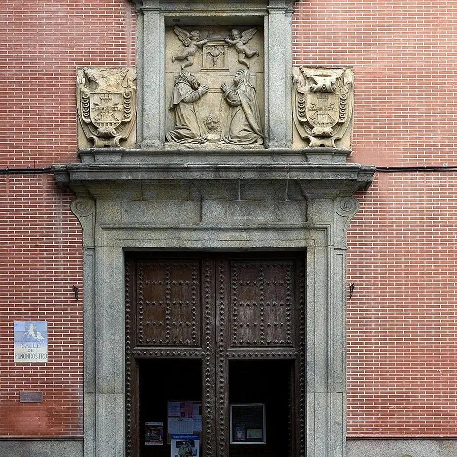 The old town street where the Corpus Christi convent sits